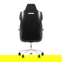 Thermaltake Argent E700 Silla Gaming para PC, Reposabrazos 4D Ajustable, 150kg, Aluminio, Negro y Plata