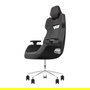Thermaltake Argent E700 Silla Gaming para PC, Reposabrazos 4D Ajustable, 150kg, Aluminio, Negro y Plata