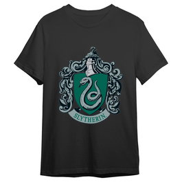 WARNER BROS. DISCOVERY Camiseta Harry Potter Slytherin para Adulto, Talla 2XL, 100% Algodón, 165 gr