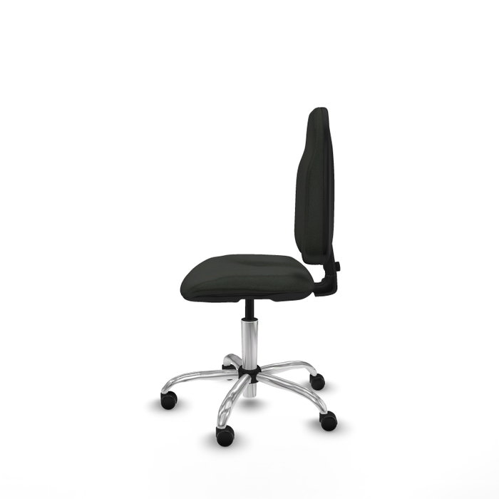 PIQUERAS Y CRESPO Silla de oficina Algarra, Tela Negra, Sin brazos PIQUERAS Y CRESPO Silla de oficina Algarra, Tela Negra, Sin brazos