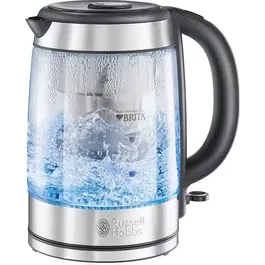 Russell Hobbs Hervidor de Vidrio Clarity 20760-57 con Filtración BRITA - 1 L - 2200 W