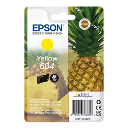 Epson Cartucho de Tinta 604 Amarillo XL C13T0Y140 Compatible con Impresoras XP-2200, XP-2205, XP-3200, XP-3205 - Alta Fiabilidad y Economía