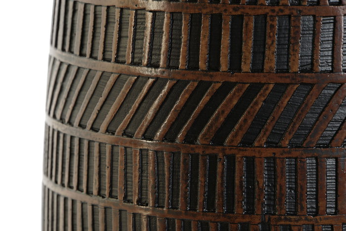 DKD Home Decor Jarron Colonial Marron Negro 19 x 21 x 19 cm