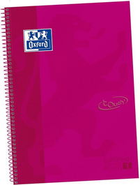 Bloc Oxford Touch Eu.Book 1 Micro.Tapa Extra A4+ 80H Horiz. 90G Rosa Frambuesa (Fucsia) (Set de 5)