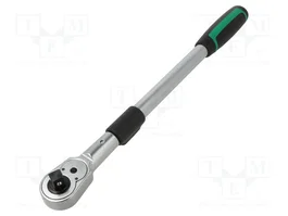 STAHLWILLE Llave de trinquete telescópica de 1/2 pulgada con interruptor, 630 mm