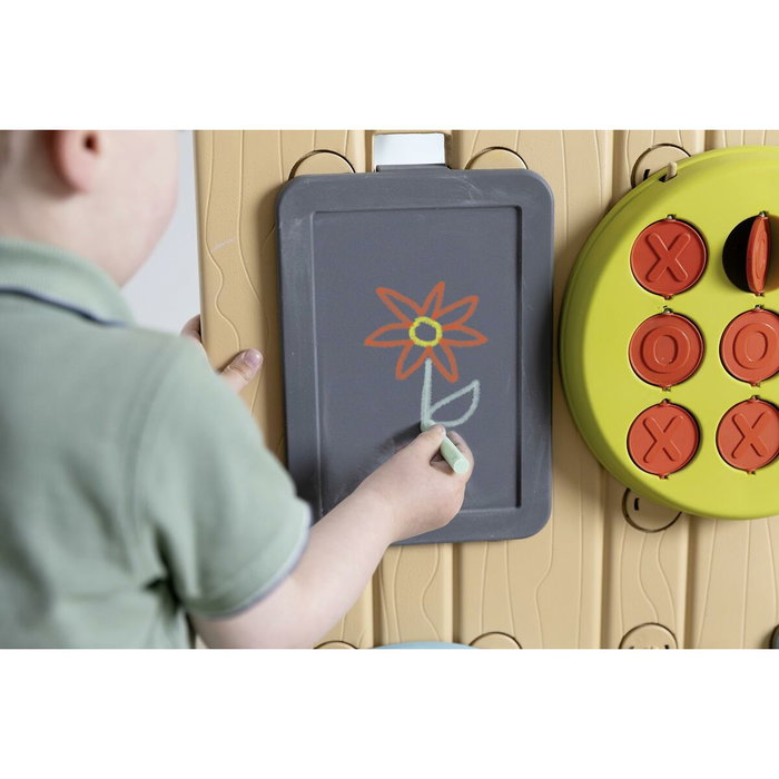 Smoby Life Muro de actividades con 6 actividades y 29 accesorios