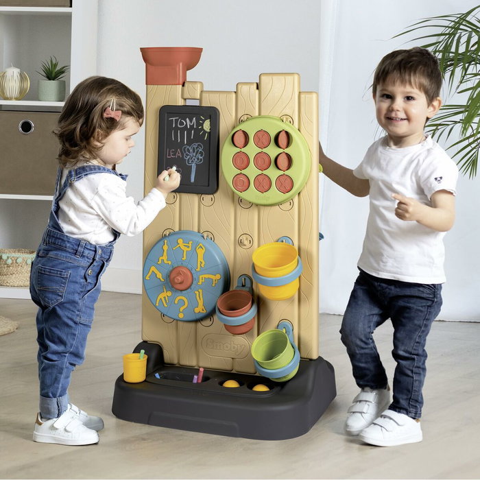Smoby Life Muro de actividades con 6 actividades y 29 accesorios