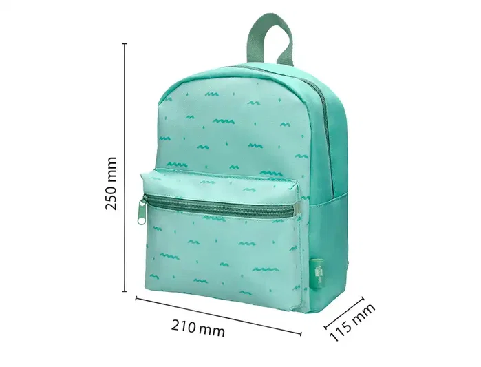 Liderpapel Mochila preescolar Kids verde 250x115x210 mm Liderpapel Mochila preescolar Kids verde 250x115x210 mm