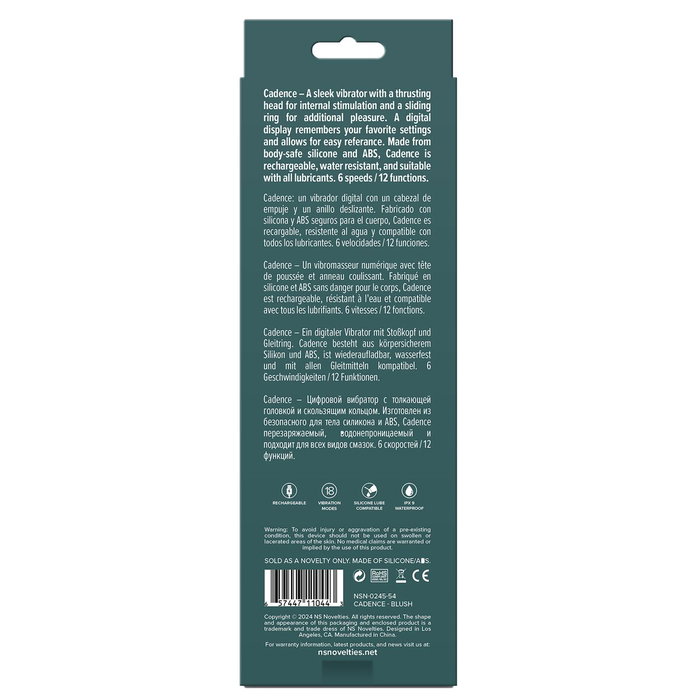 Vibrador anal NS Novelties Lust-n-Dreams Morado