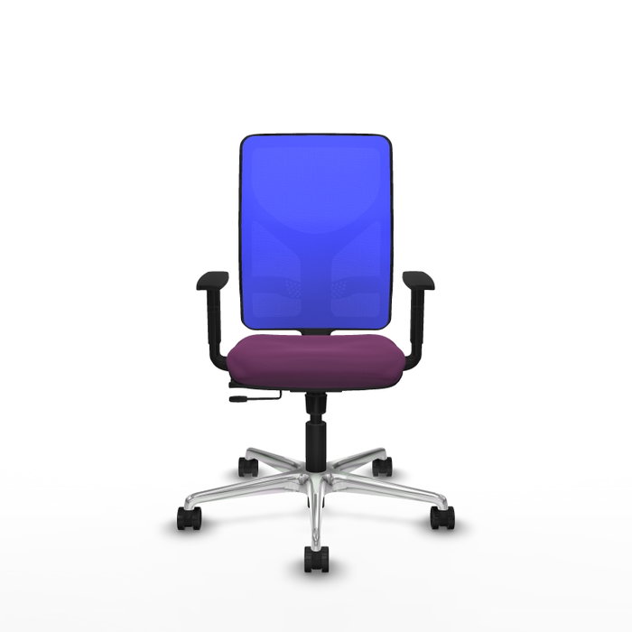 PIQUERAS Y CRESPO Silla de oficina Motilla con mecanismo Sincro/Traslack Azul y Morado PIQUERAS Y CRESPO Silla de oficina Motilla con mecanismo Sincro/Traslack Azul y Morado