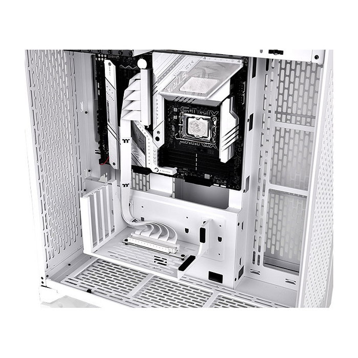 Thermaltake AC-077-CO6OTN-C1 Cable Riser PCI-E 4.0 Dual Angulo 90 Grados 400 mm (4 m) Color Blanco para Tarjeta de Video