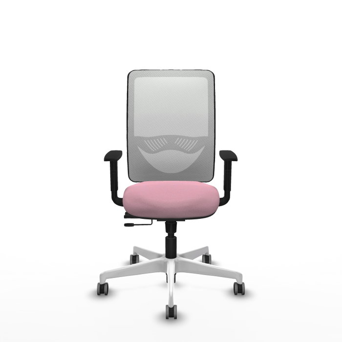 PIQUERAS Y CRESPO Silla de oficina Zulema Rosa y Blanco PIQUERAS Y CRESPO Silla de oficina Zulema Rosa y Blanco