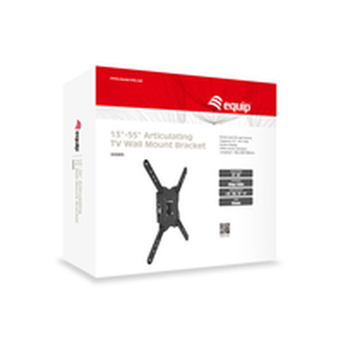 Equip Soporte de TV Inclinable para Pantallas de 13" a 55" (-14º/+5º), Hasta 30 kg, Compatible VESA 400x400 - 650405