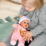 MGA Baby Born Muñeca Interactiva 30cm, Con 6 Funciones: Biberón, Eructa, Risa, Sonidos, Duerme, +1 Año