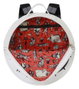 Karactermania Mochila Redonda Disney Pesadilla Antes de Navidad Bone Blanco