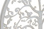 DKD Home Decor Decoración Pared Boho Blanco Metal 40 x 40 cm Árbol (4 Unidades)