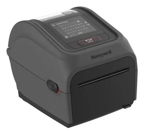 Honeywell PC45D - Impresora de Etiquetas Térmica Directa, 203 x 203 DPI, USB y Ethernet, Pantalla LCD a Color 3.5", Color Negro