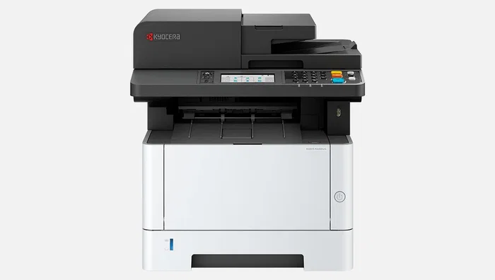 Kyocera ECOSYS MA3501WFX - Impresora Multifunción Láser A4/Legal, 35 ppm, WiFi, Ethernet, Escáner a Color, Fax, Duplex Automático, 1200 x 1200 DPI, Blanco y Gris