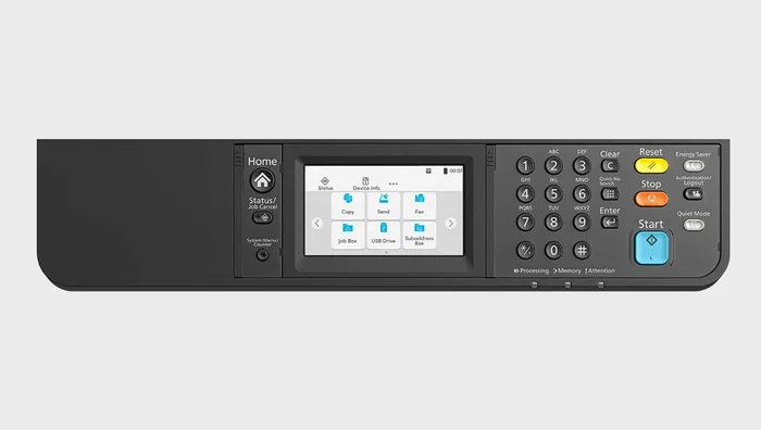 Kyocera ECOSYS MA3501WFX - Impresora Multifunción Láser A4/Legal, 35 ppm, WiFi, Ethernet, Escáner a Color, Fax, Duplex Automático, 1200 x 1200 DPI, Blanco y Gris