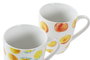 DKD Home Decor Taza Naranja Rojo 8.5 x 10 x 12 cm 12 Unidades