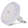ENTAC Luz de noche LED Blanco con Sensor de Luz 0,5W