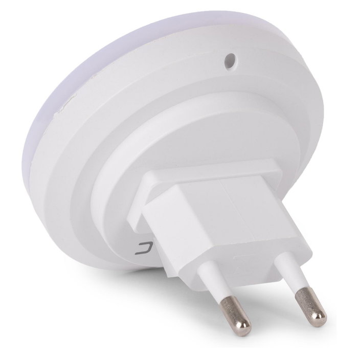 ENTAC Luz de noche LED Blanco con Sensor de Luz 0,5W ENTAC Luz de noche LED Blanco con Sensor de Luz 0,5W