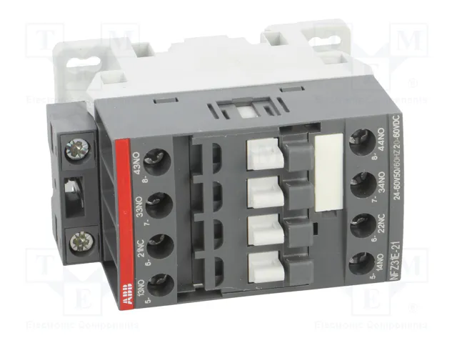 ABB NFZ31E-21 Contactor 4-polar 3A ABB NFZ31E-21 Contactor 4-polar 3A