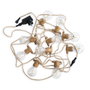 New Garden ALLEGRA Guirnalda Cable Jute Blanco Cálido de 8m