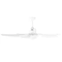 Orbegozo CP 100138 - Ventilador de Techo Reversible Blanco, 6 Aspas 138 cm, Iluminación LED (3 Temperaturas), 5 Velocidades, Motor DC 50W, Mando a Distancia, Función Temporizador