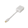 AISENS A125-0136 Adaptador de Cable de Vídeo Mini DisplayPort a VGA, Blanco, 0.15 m