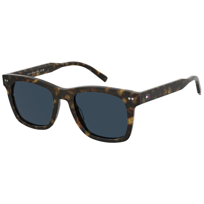 Tommy Hilfiger TH-2184-S-086 Gafas de sol para hombre con cristal azul y montura marrón Tommy Hilfiger TH-2184-S-086 Gafas de sol para hombre con cristal azul y montura marrón