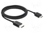 DeLOCK Cable HDMI de Alta Velocidad de HDMI tipo A a Mini HDMI (2 m) 8K