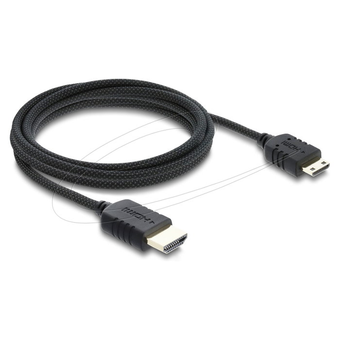 DeLOCK Cable HDMI de Alta Velocidad de HDMI Estándar a Mini HDMI, 2 m DeLOCK Cable HDMI de Alta Velocidad de HDMI Estándar a Mini HDMI, 2 m