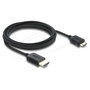 DeLOCK Cable HDMI de Alta Velocidad de HDMI Estándar a Mini HDMI, 2 m