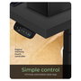 ICY BOX IB-EW205B-T Estructura de escritorio ajustable de altura eléctrica, Negro