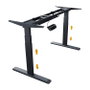 ICY BOX IB-EW205B-T Estructura de escritorio ajustable de altura eléctrica, Negro