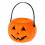 Calabaza Naranja con Luz de 8cm para Decoración de Halloween