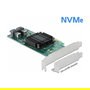 DeLOCK Tarjeta PCIe x8 a 2x Interna NVMe SFF-8643 (Mini-SAS HD) - Factor de Forma Low Profile - PCIe 3.0, 32 Gbit/s