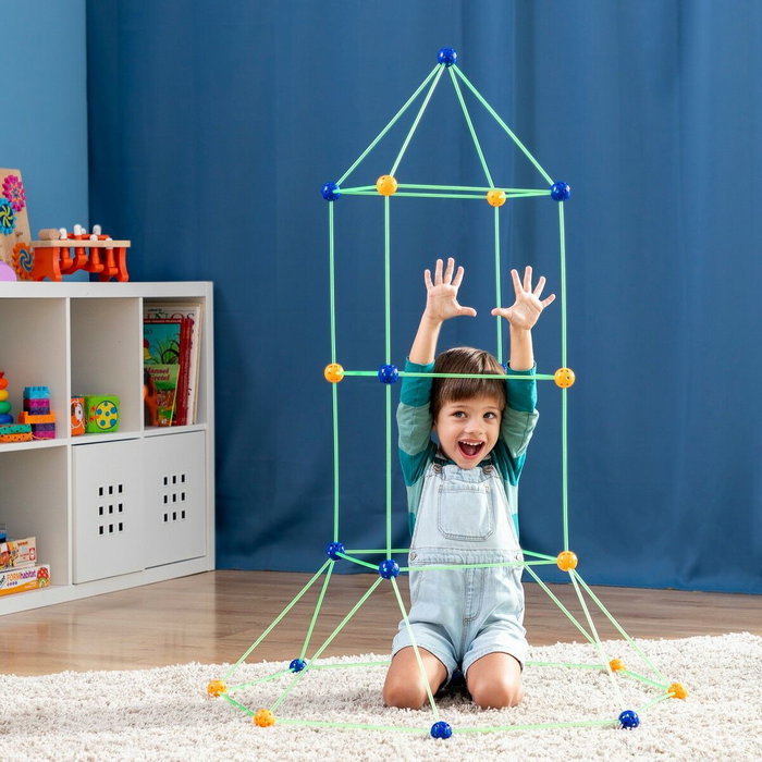 Inde Kit De Construcción De Fuertes Para Niños Archiki (6 Unidades) Inde Kit De Construcción De Fuertes Para Niños Archiki (6 Unidades)