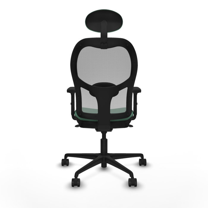 PIQUERAS Y CRESPO Silla de oficina Jorquera Verde Esmeralda y Gris PIQUERAS Y CRESPO Silla de oficina Jorquera Verde Esmeralda y Gris