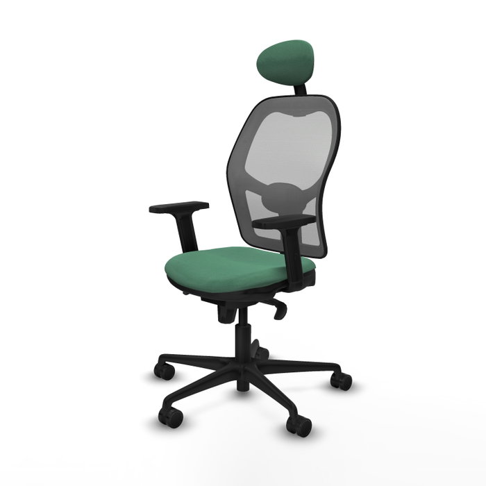PIQUERAS Y CRESPO Silla de oficina Jorquera Verde Esmeralda y Gris PIQUERAS Y CRESPO Silla de oficina Jorquera Verde Esmeralda y Gris