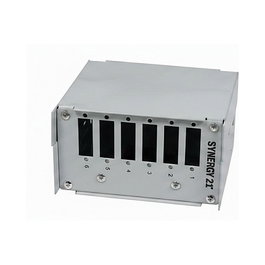 Synergy21 Synergy21 LWL-Patchpanel para riel DIN, 6xSC-Duplex/LC-Quad, Lichtgrau