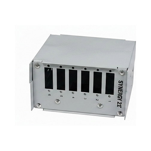 Synergy21 Synergy21 LWL-Patchpanel para riel DIN, 6xSC-Duplex/LC-Quad, Lichtgrau Synergy21 Synergy21 LWL-Patchpanel para riel DIN, 6xSC-Duplex/LC-Quad, Lichtgrau