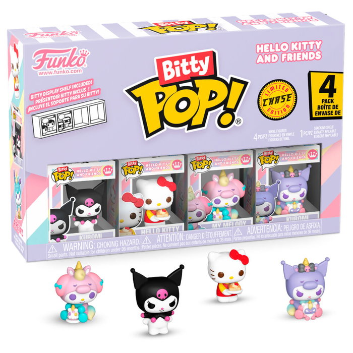 Funko Pack de 4 Figuras Bitty POP! Hello Kitty and Friends Series 3