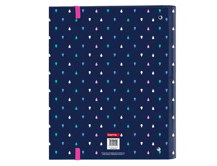 Safta Carpeta con recambio DIN A4 Benetton Drop con cuadrícula 5 mm