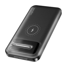 LogiLink PA0343RF Power Bank 10000 mAh Negro con Carga Inalámbrica