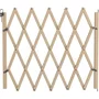 Nordlinger Pro Barrera extensible de madera Stopfix para perros - 60-110x84 cm color natural