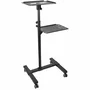StarTech Soporte Móvil para Proyector y Ordenador Portátil de 2 Estantes