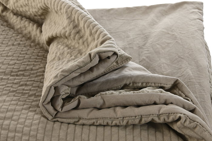 DKD Home Decor Colcha Boho Beige Poliéster 260 x 180 cm