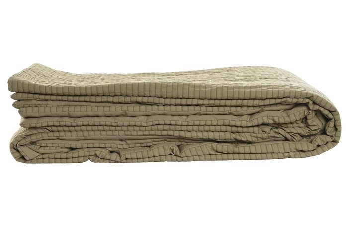 DKD Home Decor Colcha Boho Beige Poliéster 260 x 180 cm